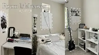 Room Makeover🐚: declutterring, reorganizing, closet clean out