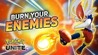 🔥Burn Your Enemies With This Pyro Ball Cinderace | Pokemon Unite Ranked Gameplay