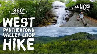 Panthertown Valley Trail Loop West - Wilderness Falls, Frolictown Falls, Salt Rock Overlook, NC Hike