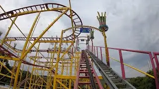 Wilde Maus - M&uuml;nch [Lifthill Right] onride | Kiliani Volksfest W&uuml;rzburg 2025