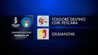 Eccellenza Abruzzo 28° giornata | Folgore Delfino Curi Pescara - Giulianova (1-3)