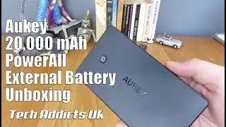 Aukey 20,000 mAh PowerAll External Battery Unboxing