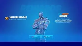 Fortnite Chapter 2 Season 5 Sapphire Menace Style