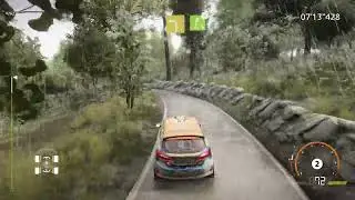 Incredible Ford Focus RS Drive in Belgium Rain | WRC Generations (Keyboard Gameplay)