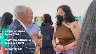 SASHA BROWN AT MATTHEW BROWN LA OPENING - VIDEO