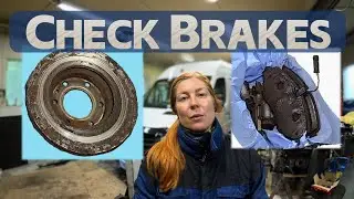 Brake Pad and Disc condition check | MB Sprinter 2014