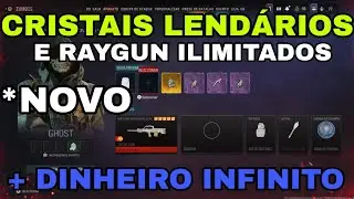 CRISTAIS LENDARIOS ILIMITADOS GLITCH SOLO FACIL MW3  RAYGUNS ILIMITADOS E DINHEIRO INFINITO MW3