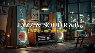 Smooth Jazz & Soulful R&B Grooves ~ Warm Cafe Ambience for Study Chill & Focus