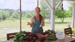 Preserving Beets Using A Blanch Steam Method Before Freezing
