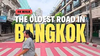 🇹🇭 Walking Bangkok’s Art & Heritage Street | Charoenkrung Road [4K]