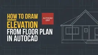 How to Draw Front Elevation in AutoCAD | AutoCAD 2D Elevation Design | AutoCAD Tutorial in Bangla