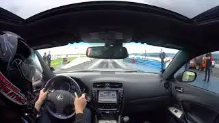 RR-Racing Supercharged Lexus ISF 1/4 mile Record Run
