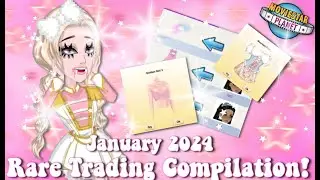MSP Rare Trade Compilation || January 2024 || Rare Trading on MovieStarPlanet