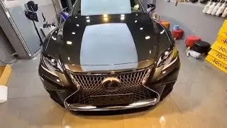 Black Car Before And After Wrap 🔥