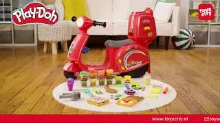 Play-Doh Pizza Delivery Scooter Playset, Large Ride-On