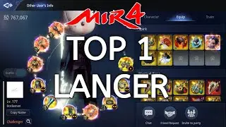 BUILD OF TOP 1 LANCER IN MIR4 GLOBAL