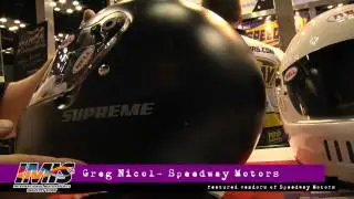 IMIS Indy 2010 Greg Nicol Speedway Motors BELL Supreme Helmet