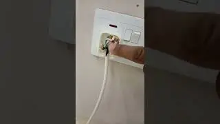 #proper three electric pin plug #wire connection.