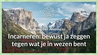 Incarneren: bewust ja zeggen tegen wat je in wezen bent | Satsang met Anandajay