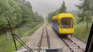 KOLEJKA NA GÓRĘ ŻAR - Wagoniki kursujące na przemian - Międzybrodzie Żywieckie