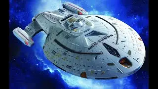 Polar Lights 1/1000 Star Trek U.S.S. Voyager out of box review!