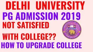 DELHI UNIVERSITY PG ADMISSION LIST 2019! DU PG ENTRANCE EXAM RESULT 2019