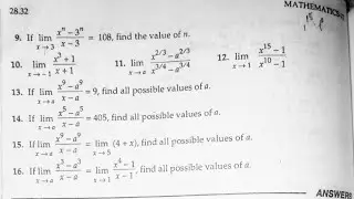 Class 11th limit exercise 29.5 RD Sharma rs Aggarwal and NCERT question cover