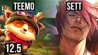 TEEMO vs SETT (TOP) | 7 solo kills, 400+ games, 10/3/8 | BR Master | 12.5