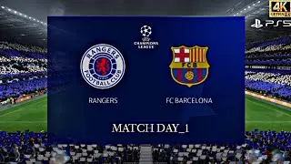BAR&Ccedil;A vs RANGERS | UCL Group Stage | FIFA 23