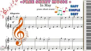 In May - piano sheet music