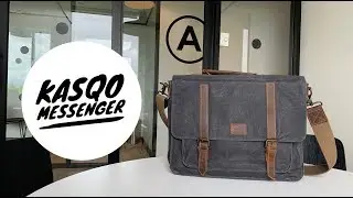 Kasqo Vintage Canvas Messenger