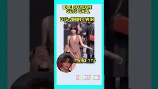 #idle #soyeon gets called #bts #jimin twin due to hairstyle and outfit #kpopnews #fypシ