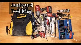 Junkyard tool back pack review ( Whats in my bag)