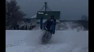 SKI DOO 850 (WHEELIES) and the cops are out searching