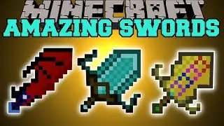 Minecraft: AMAZING SWORDS (SWORD ABILITIES, UPGRADES, DEADLY MOBS, & MORE!) Mod Showcase