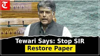Manish Tewari Demands End to SIR, Calls for Paper Ballots in Key Lok Sabha Electoral Reform Debate