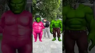 Fat Dog and Hulk flying body parts matching