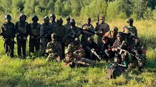 МАССОВЫЙ ЗАМЕС, ОТЛЕТАЮТ С ПРИКЛАДА. ПЕРВАЯ ИГРА С 9А-91. СТРАЙКБОЛ