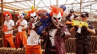 Loka Nerf Guns : Squad Delta Nerf Guns Fight Dr.Crazy Crime Group Mask Ep 10