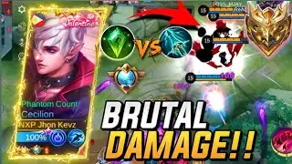 Cecilion Barbar Full Damage!!!! #cecilion #mlbb #mobilelegends #gameplay #viral 