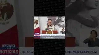 Reforma electoral ser&aacute; presentada en febrero, asegura Claudia Sheinbaum
