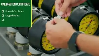 Pressure Gauge Calibration Option - Calibration Certificate vs. Calibration Sticker