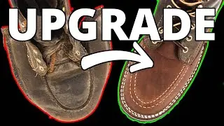 Upgrading BUDGET Moc Toes to HIGH END Moc Toes - Nicks Handmade Boots