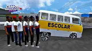 CARROS REBAIXADOS ONLINE | BUSCANDO ALUNOS NA ESCOLA DE VAN ESCOLAR PARA FESTA 2