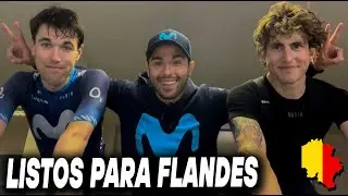 ENTRENAMIENTO en RODILLO con IV&Aacute;N GARC&Iacute;A CORTINA Y OIER LAZKANO antes del TOUR de FLANDES 2023 🇧🇪