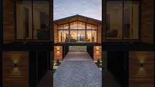 Luxury Shipping Container Home Design 🏠 #Shorts