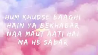 since tum jani X talha anjum (lyrics) | savagebars lyrics