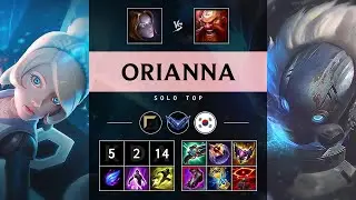 Orianna Top vs Gragas - KR Diamond Patch 25.14