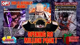 THIS SHOULD NOT BE POSSIBLE&hellip; I Opened 47M Packs In Anime Card Clash (Roblox)