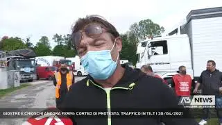 GIOSTRE E CHIOSCHI ANCORA FERMI: CORTEO DI PROTESTA, TRAFFICO IN TILT | 30/04/2021